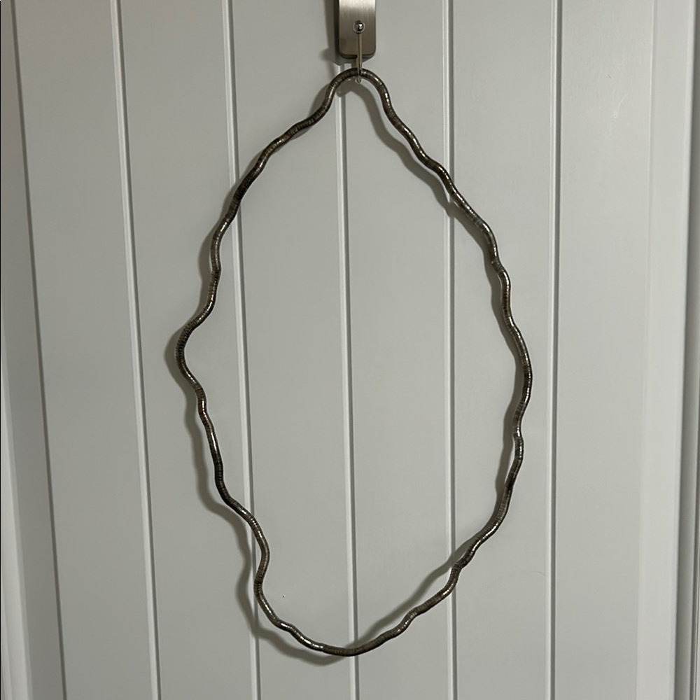 Wavy Silver Adjustable Necklace / Bracelet